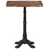 vidaXL Table de bistro 60x60x76 cm Bois massif de r&eacute;cup&eacute;ration