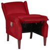 vidaXL Fauteuil de massage inclinable Rouge bordeaux Velours