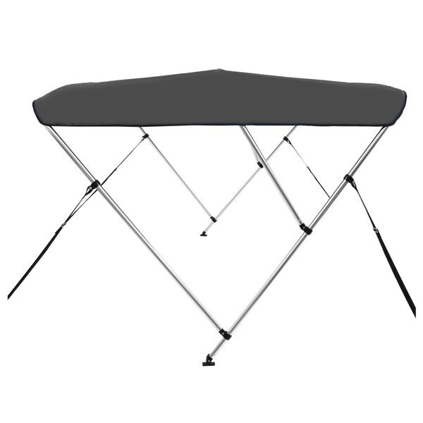 vidaXL Auvent bimini à 3 arceaux Anthracite 183x160x137 cm