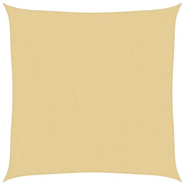 vidaXL Voile d'ombrage sable 2,5x2,5 m 100 % polyester oxford