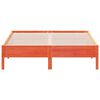 vidaXL Cadre de lit sans matelas cire marron 160x200cm bois pin massif