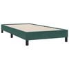 vidaXL Cadre de lit sans matelas vert foncé 90x210 cm velours