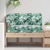 vidaXL Set de coussins de palette Floral 3 pcs Motif Feuille Verte