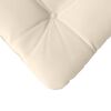 vidaXL Coussins de siège 4 pcs Beige 40 x 40 cm Tissu en microfibre