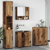 vidaXL Ensemble de mobilier de salle de bain 4 pcs Bois Ancien