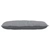 vidaXL Coussin de Dos Gris clair 100 x 19 x 50 cm tissu