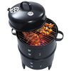 vidaXL Gril barbecue au charbon 3 en 1 40x80 cm