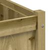 vidaXL Jardinière d'extérieur 70x70x70 cm bois de pin imprégné