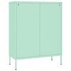 vidaXL Armoire &agrave; tiroirs Vert menthe 80x35x101,5 cm Acier