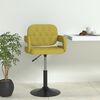 vidaXL Tabouret de bar Vert Tissu