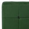 vidaXL Chaise de relaxation 65x79x87 cm Vert foncé Velours