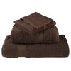 vidaXL Serviettes de douche de qualit&eacute; sup&eacute;rieure SOLUND 4 pcs marron