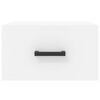 vidaXL Table de chevet murale blanc 35x35x20 cm