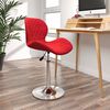 vidaXL Tabouret de bar Rouge bordeaux Velours