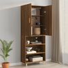 vidaXL Armoire murale suspendue Chêne marron 69,5x34x90 cm