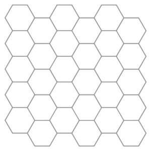 vidaXL Carreau hexagonal 10 pc Blanc gris 30 x 30 cm