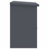vidaXL Bo&icirc;te de d&eacute;p&ocirc;t de colis Anthracite 47,5 x 38 x 59 cm Acier