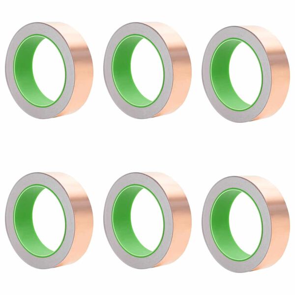 vidaXL Ruban en Cuivre 6 pcs Cuivre 2000 x 3 cm Cuivre