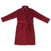 vidaXL Robe de bain sans capuche Rouge Bordeaux xl Flanelle