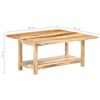 vidaXL Table basse extensible 90x(45-90)x45 cm Bois de manguier massif