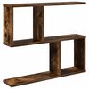 vidaXL &Eacute;tag&egrave;re Murale Ch&ecirc;ne fum&eacute; 60 x 12 x 50,5 cm Bois d'ing&eacute;nierie