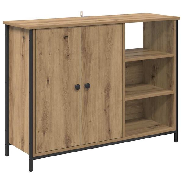 vidaXL Buffet Ch&ecirc;ne artisanal 100 x 33 x 75 cm Bois d'ing&eacute;nierie