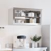 vidaXL Armoire murale de cuisine avec &eacute;tag&egrave;re acier inoxydable