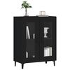 vidaXL Buffet noir 69,5x34x90 cm bois d'ing&eacute;nierie