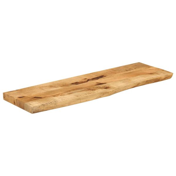 vidaXL Dessus de table 100x20x3,8cm bord vif bois massif manguier brut