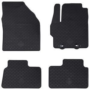 vidaXL Tapis de voiture 4 pcs Noir Convient pour Toyota AYGO X 2022-