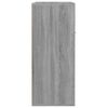 vidaXL Armoire à chaussures Sonoma gris 60x35x84 cm Bois d'ingénierie
