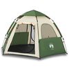 vidaXL Tente de camping cabine 4 personnes vert lib&eacute;ration rapide