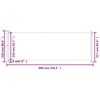 vidaXL Auvent latéral rétractable de patio 220x600 cm Noir