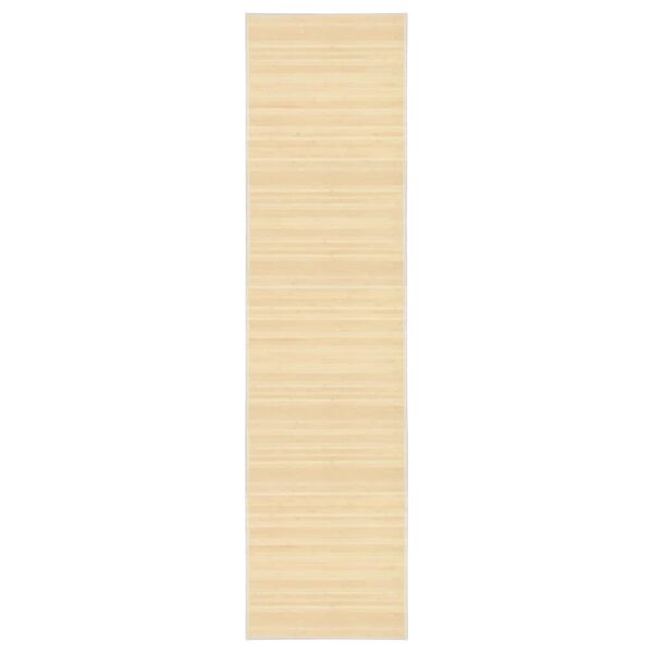 vidaXL Tapis Bambou 80x300 cm Naturel