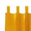 vidaXL Rideaux occultants 2 pcs Jaune moutarde 140 x 140 cm Velours