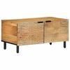 vidaXL Table basse marron 80x50x40 cm bois de manguier massif