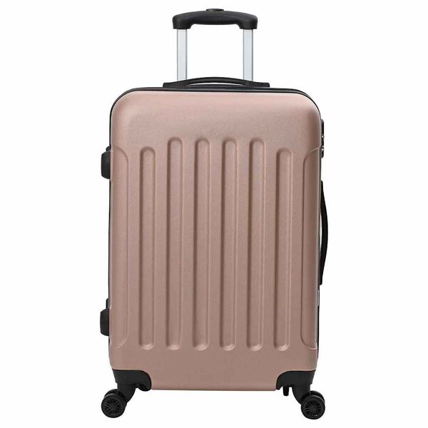 vidaXL Valise 3 pcs or rose 50 x 31 x 78 cm Plastic ABS