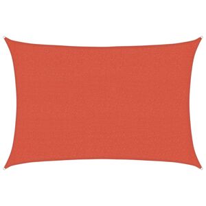 vidaXL Voile d'ombrage 160 g/m&sup2; Terre cuite 2,5x3,5 m PEHD