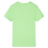 T-shirt pour enfants vert fluo 116