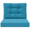 vidaXL Coussin de canap&eacute; d'ext&eacute;rieur 2 pcs Bleu royal Polyester