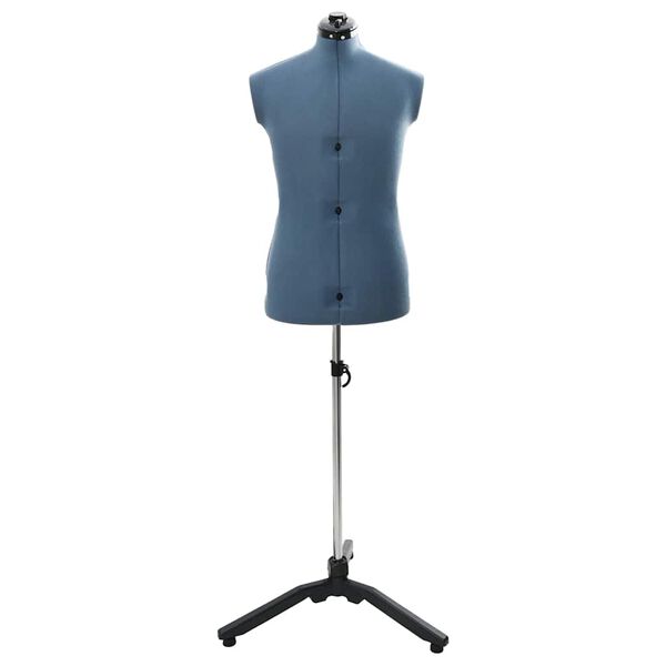 vidaXL Forme de Robe Ajustable Féminine Bleu 37.5-45.5 pouces tissu