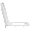 vidaXL Si&egrave;ge de toilette Blanc 44,5 x 35 x 3,6 cm Duroplast