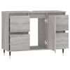 vidaXL Armoire salle de bain sonoma gris 80x33x60 cm bois d'ingénierie