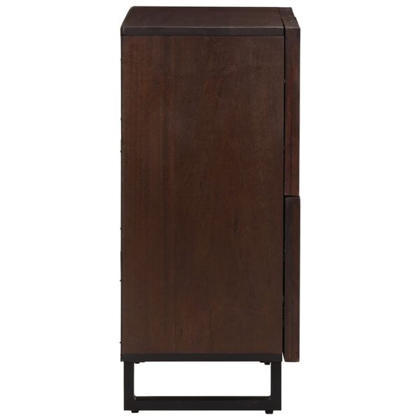 vidaXL Buffet marron 60x34x75 cm bois massif de manguier