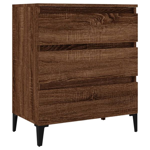 vidaXL Buffet Ch&ecirc;ne marron 60x35x70 cm Bois d'ing&eacute;nierie