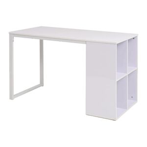 vidaXL Table d'&eacute;criture 120x60x75 cm Blanc