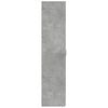 vidaXL Buffet haut gris béton 50x42,5x185 cm bois d'ingénierie