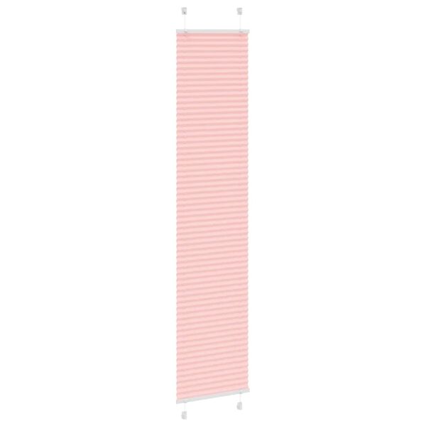 vidaXL Store pliss&eacute; rose 50x200 cm largeur du tissu 49,4 cm polyester