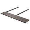 vidaXL Panneaux de terrasse creux WPC 20 m&sup2; 2,2 m Marron fonc&eacute;