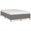 vidaXL Cadre de lit sans matelas gris fonc&eacute; 120x200 cm tissu
